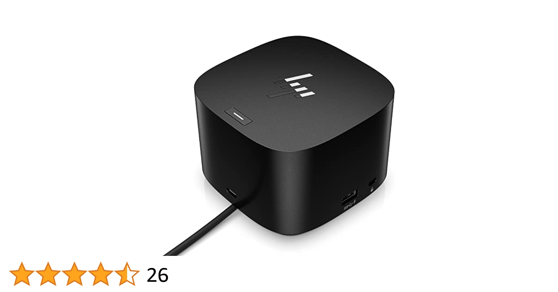 HP Thunderbolt Dock 280W G4◆HSN-IX03 HP Thunderbolt Dock 280W G4 w/Combo Cable: Black, TB4, HDMI